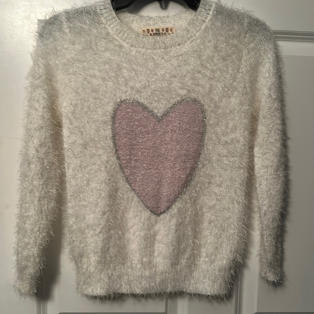 White Fluffy Sweater